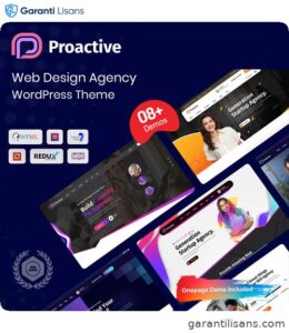 Proactive – Web Design Agency WordPress Theme
