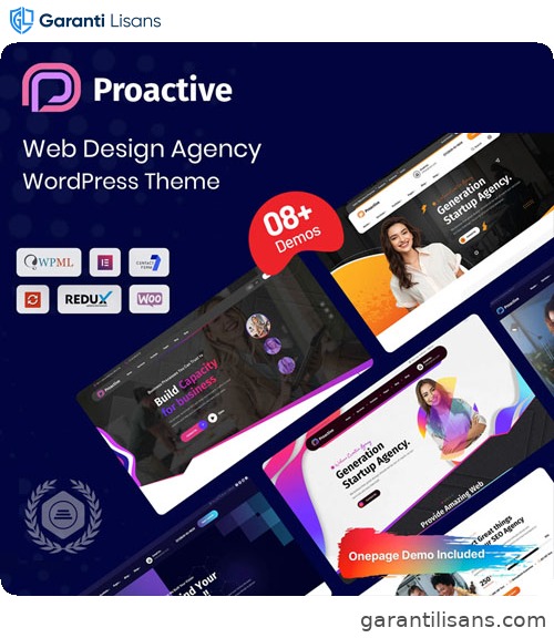Proactive – Web Design Agency WordPress Theme