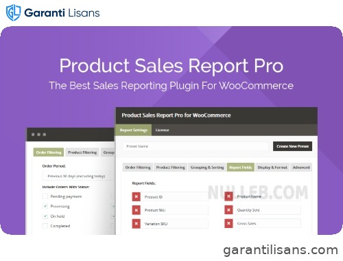 Product Sales Report Pro for WooCommerce