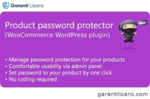 Product password protector for WooCommerce