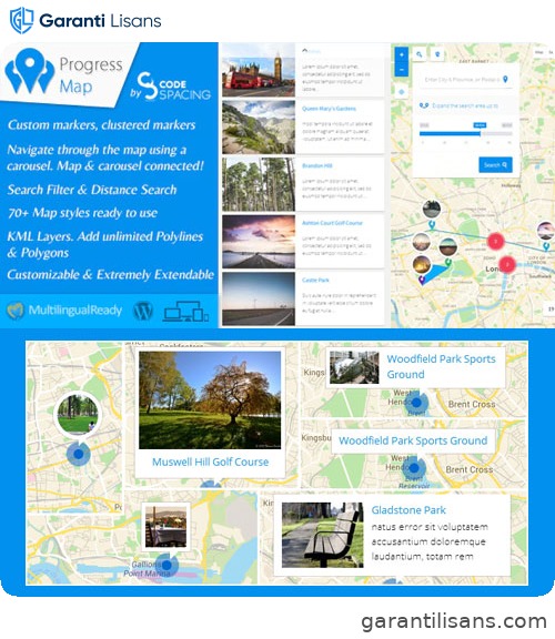 Progress Map WordPress Plugin