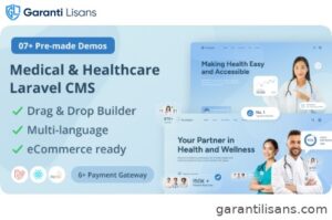 Prohealth – Medical and Healthcare Laravel CMS With Live Page Builder