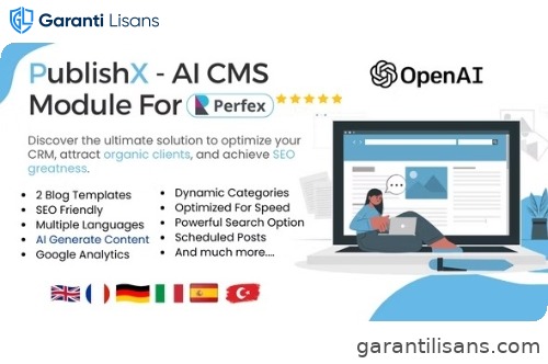 PublishX – AI Powered CMS For Perfex CRM