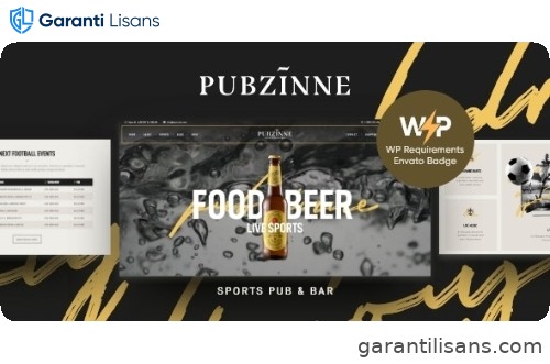Pubzinne – Sports Bar & Pub WordPress Theme