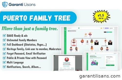 Puerto Family Tree Builder SAAS