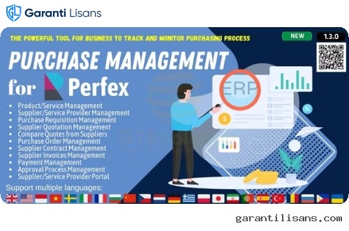 Purchase Management module for Perfex CRM