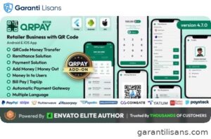 QRPay Agent – Retailer Business with QR Code Android and iOS App