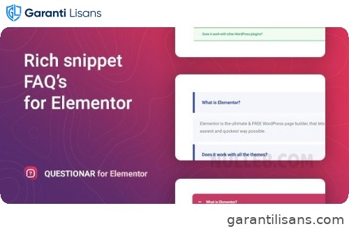Questionar – FAQ Accordions for Elementor