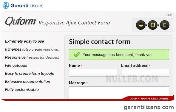 Quform – Responsive Ajax Contact Form