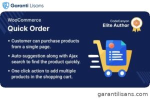 Quick Order Plugin for WooCommerce