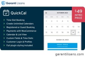 QuickCal – Appointment Booking Calendar for WordPress