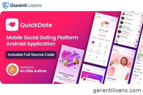 QuickDate Android – Mobile Social Dating Platform Application