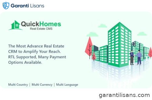 QuickHomes – Laravel Real Estate Agency Portal Multilingual