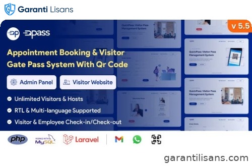 QuickPass: Appointment Booking & Visitor Gate Pass System With Qr Code
