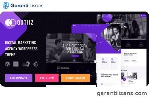 Qutiiz – Digital Marketing Agency WordPress Theme