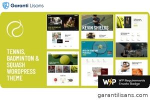 Racquet – Tennis, Badminton & Squash WordPress Theme