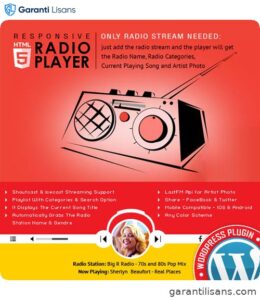 Radio Player Shoutcast & Icecast WordPress Plugin
