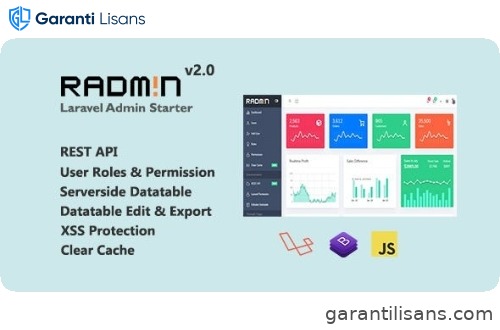 Radmin – Laravel Dashboard with Inventory, Accounting and POS UI