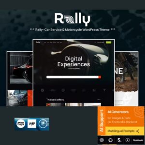 Rally – Car Service & Motorcycle WordPress Theme