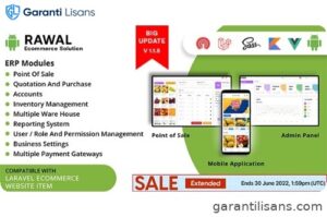 Rawal – All in One Laravel Ecommerce Solution with POS for Single & Multiple Location Business Brand