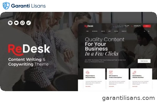 ReDesk – Content Writing & Copywriting Theme