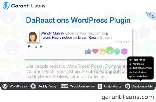 Reactions WordPress Plugin