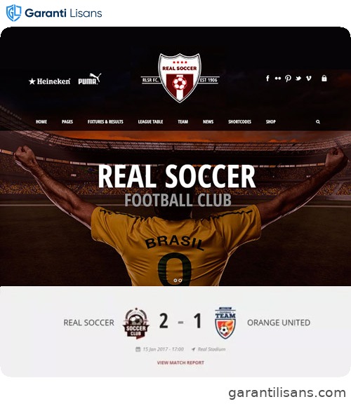 Real Soccer – Sport Clubs Responsive WP Theme