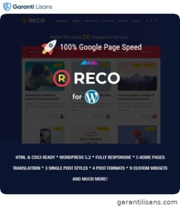 Reco – Minimal Theme for Freebies