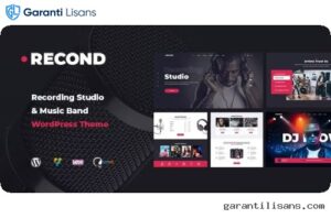 Recond – Recording Studio & Music Band WordPress Theme