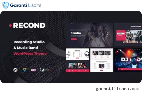 Recond – Recording Studio & Music Band WordPress Theme