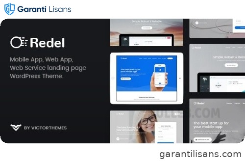 Redel – Responsive App Landing WordPress Theme