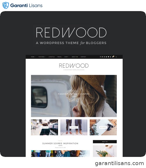 Redwood – A Responsive WordPress Blog Theme