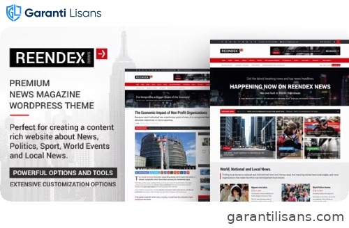 Reendex – Broadcast News Magazine WordPress Theme