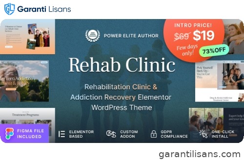 Rehab Clinic – Addiction Recovery Center WordPress Theme