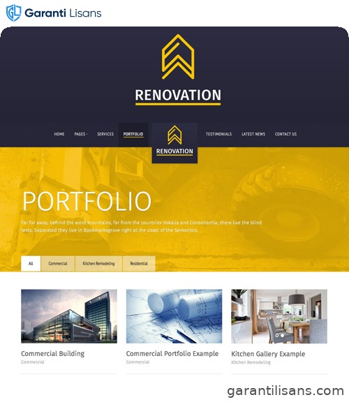 Renovation – Construction Company Theme