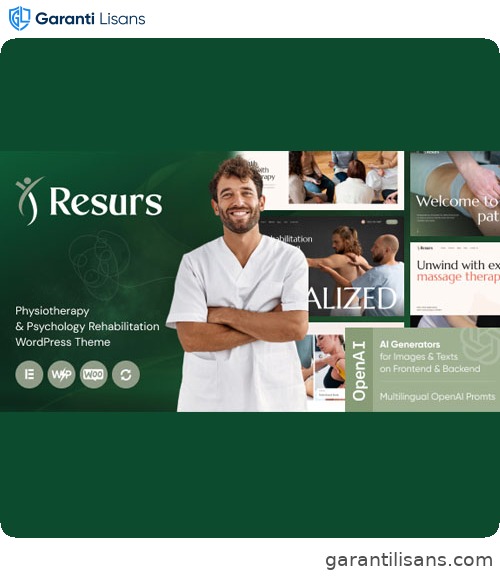 Resurs – Physiotherapy & Psychology Rehabilitation WordPress Theme