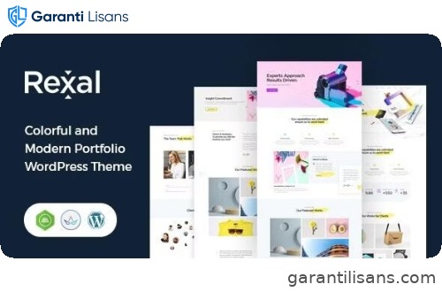 Rexal – A Colorful and Modern Multipurpose Portfolio WordPress Theme