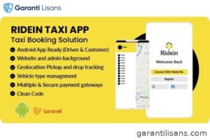 RideIn Taxi App- Android Taxi Booking App With Admin Panel
