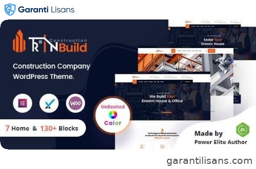 RinBuild – Construction Building Company WordPress Theme + RTL