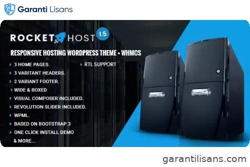 RocketHost – Responsive Hosting WordPress Theme + WHMCS