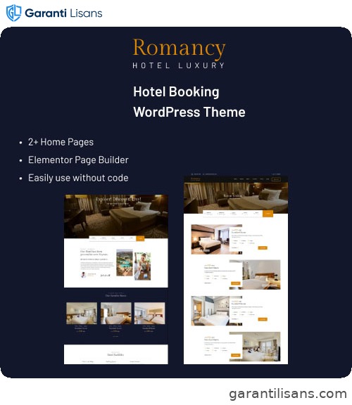 Romancy – Hotel Booking WordPress Theme
