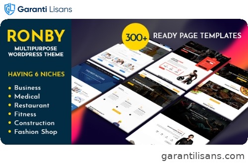 Ronby | 6 Niche Business Multi-Purpose WordPress Theme