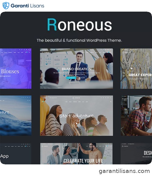 Roneous – Creative Multi-Purpose WordPress Theme