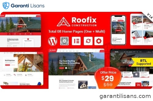 Roofix – Roofing Services WordPress Theme