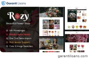 Rozy – Flower Shop WooCommerce WordPress Theme (4+ Indexes + Mobile Layouts Ready)