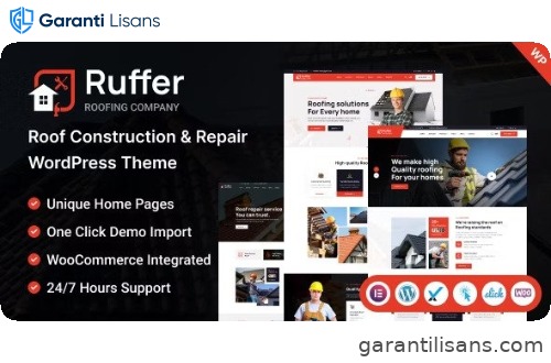 Ruffer – Roof Construction & Repair WordPress Theme