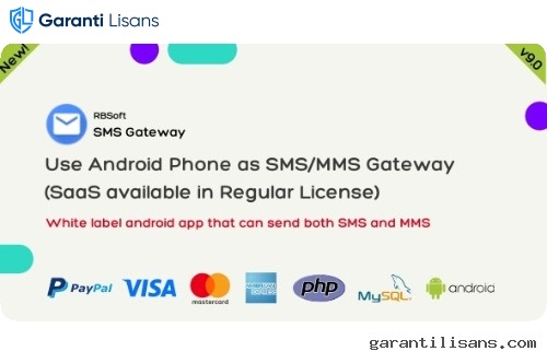 SMS Gateway – Use Your Android Phone as SMS/MMS Gateway (SaaS)