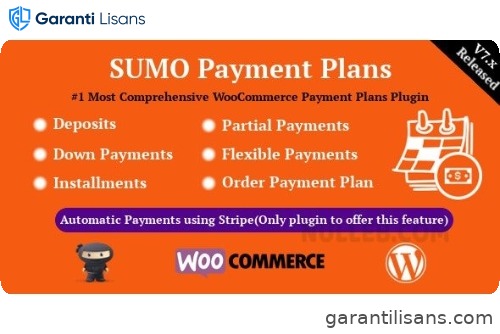 SUMO WooCommerce Payment Plans – Deposits, Down Payments, Installments, Variable Payments etc