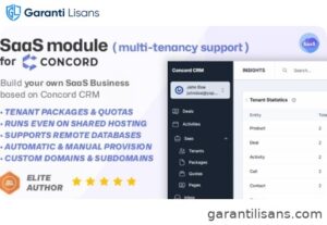 SaaS module for Concord – Transform your CRM into a Powerful Multi-Tenancy Solution