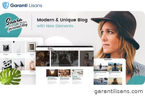 Saara – Minimal Blog WordPress
